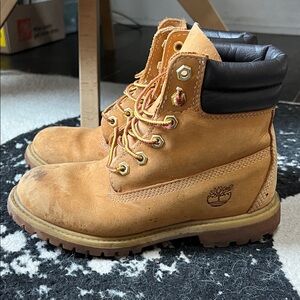 Timberland Kids Brown Leather Boots